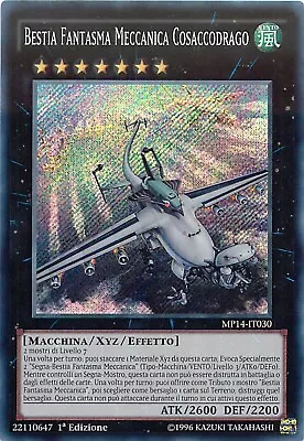 Mecha Phantom Beast Dracossack * (italian) Secret Rare (nm) Mp14-en030 Yugioh! • $9.95