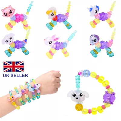 Twisty Petz Bracelet Kids Pet DIY Toy Xmas Gift Girls Pet Unicorn Animal Bangle • £2.99