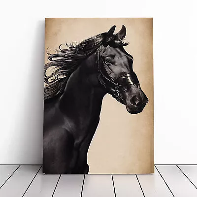 Beautiful Horse Canvas Wall Art Print Framed Picture Home Decor Living Room • £24.95