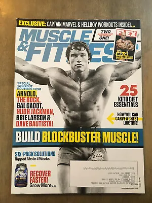 Muscle & Fitness Magazine May 2019 Arnold Schwarzenegger Cover • $19.95