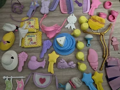 My Little Pony LOT 50+ Pieces ❤️ G1 Vintage Accessories Brushes Baby Playset  • $30