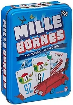 Mille Bornes Classic Racing Card Game Tin Box Asmodee MIB01 French • $16.28