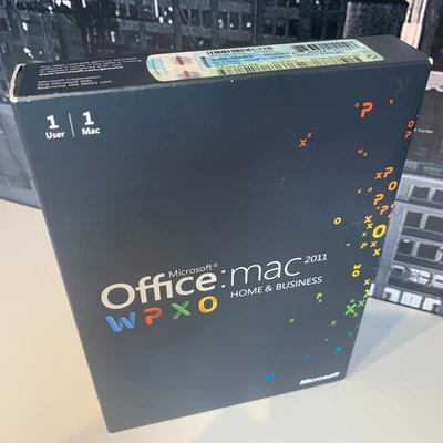 £64.99 • Buy Microsoft Office 2011 Home Business For Mac Word Excel PowerPoint Outlook Boxed