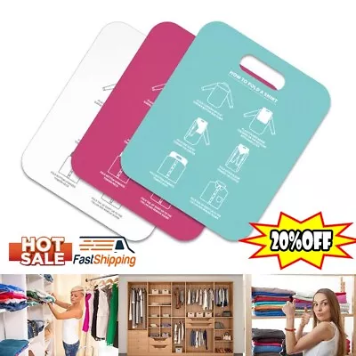 Household T-Shirt Folding Board Folder Clothes Large Fast Organizer 2024 HOT • £4.74