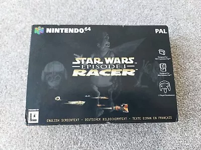 N64 STAR WARS EPISODE 1 RACER ~ Nintendo 64 PAL Boxed Complete  • £29.95