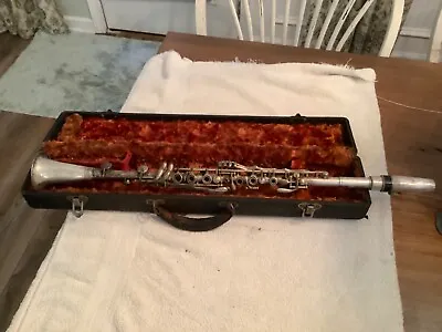Early Cundy-Bettoney Three Star Metal Clarinet USA Repair • $150
