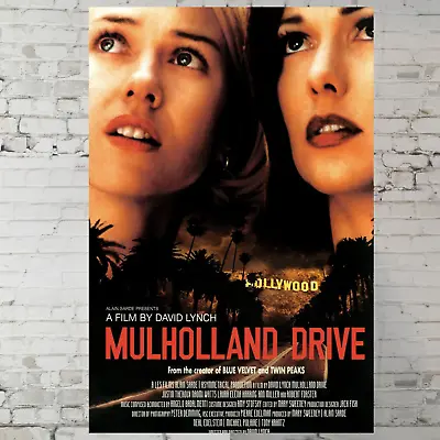 Mulholland Drive Movie Poster - Naomi Watts Laura Harring - 11x17  Wall Art • $14.90