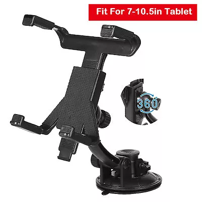 Car Windshield Tablet Mount Adjustable Dashboard Holder For 7-10.5'' IPad Tablet • $13.49