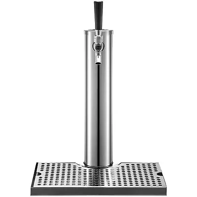 VEVOR Beer Tower Kegerator Beer Font Drink Dispenser 1 Tap & Drip Tray Home Bar • $80.99