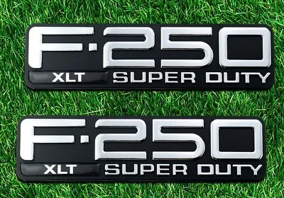 2pcs For 99-04 F-250 XLT Super Duty Right & Left Fender Emblem F81Z-16720-XA • $28.89