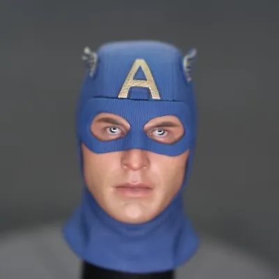 1/6 Hot Toys Captain America Star Spangaled Man MMS205 - Headsculpt • $140.30