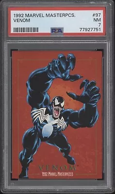 Venom 1992 Skybox Marvel Masterpieces #97 PSA 7 • $10