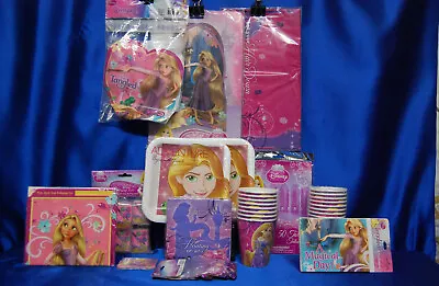 Tangled Party Set # 14 Rapunzel  Centerpiece Tablecloth Banner Cups Plates • £48.18