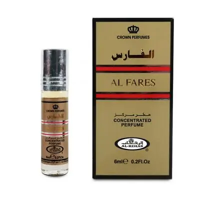 AL Fares By Al Rehab 6ML Perfume Oil Attar Ittar Itr ALCOHOL FREE HALAL • £4.39