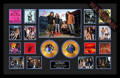 New! Alice In Chains Rooster Signed Mini Gold Vinyl Record Ltd Edt Of 100 Framed • $199.99
