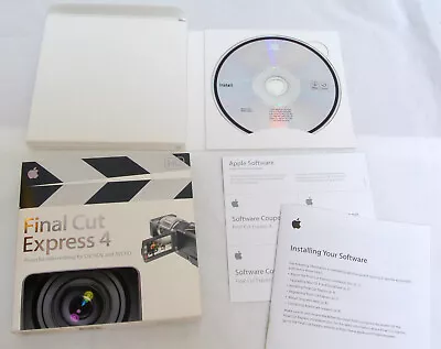 Apple Final Cut Express 4 Retail Full Version For Mac MB278Z/A  • $19.99