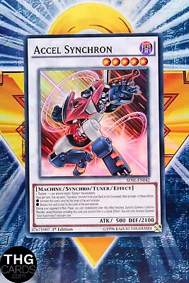 Accel Synchron SDSE-EN042 1st Edition Super Rare Yugioh Card • £3.49