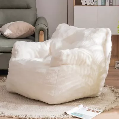 Large Bean Bag Chair Sofa Couch Adults Kids Lazy Lounger Memory Foam Filling New • £99.95