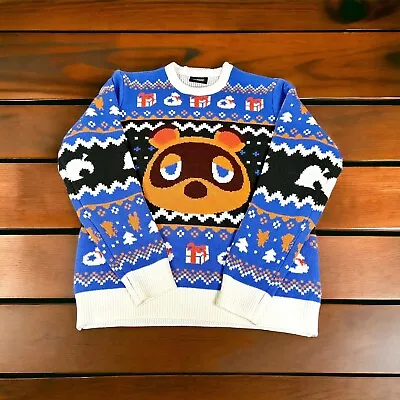 Animal Crossing New Horizons Tom Nook Christmas Sweater XL Nintendo • $25.49