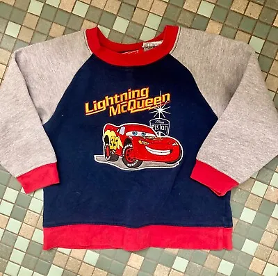 £9.90 • Buy Disney Cars Lightening Mcqueen Sweatshirt Size 4t Euc