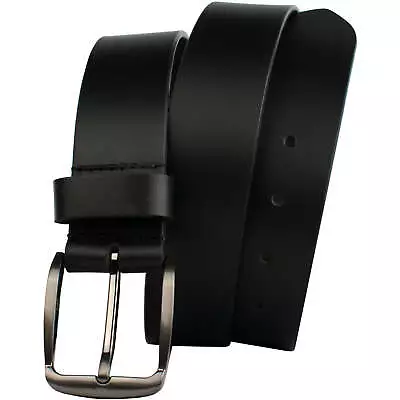 Millennial Black Leather Belt By Nickel Zero®| Nickel Free Buckle • $39.95