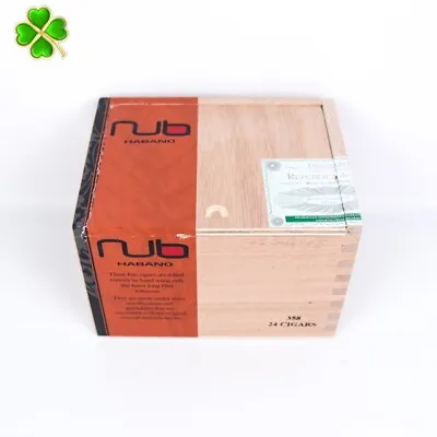 Nub Habano 358 Empty Wood Cigar Box 6  X 4.5  X 4  • $5.55