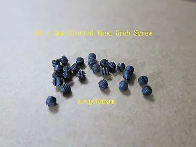 M3 X 3mm Slotted Head Grub Screw X 25 PCS • $2.88