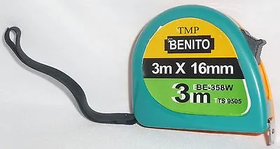 3m TAPE MEASURE Teal Front / Orange Back ~ New VERY CHEAP! 16mm Wide Metal • $12.48