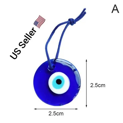 $3.99 • Buy New Fashion Turkish Blue Evil Eye Keychain Lucky Evil Eye Charm Pendant 
