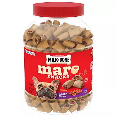Milk-Bone MaroSnacks Dog Treats Bacon Flavor Small Size 40-Ounce • $14.59
