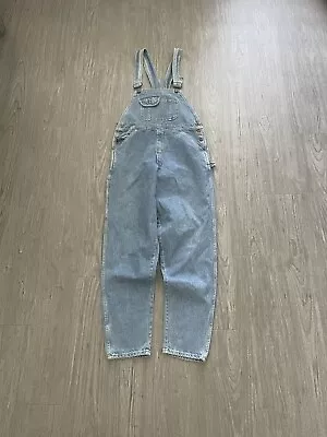 Nuovo Jean Overalls Light Wash 80’s Size Medium Vintage Denim • $35