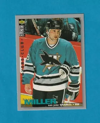 1995-96 Collector's Choice PLAYERS CLUB # 275 Kevin Miller SAN JOSE SHARKS • $2.15