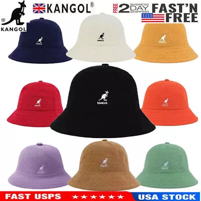 Hip-Hop Classic Kangol Bermuda Casual Bucket Hat CapSports Winter Warm Women Men • $18.69