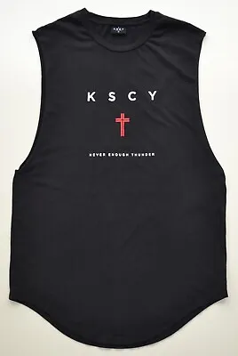 Kiss Chacey KSCY Black Medium ' Never Enough Thunder' Mens Muscle Shirt • $24.50