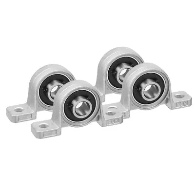 4pcs KP08 8mm Bore Zinc Alloy Inner Ball Mounted Pillow Block Insert Bearing • $16.87