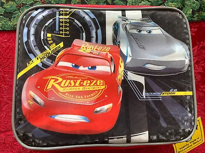 Disney Pixar Cars Lightning McQueen Insulated Lunch Box Vinyl Bag • $13.96