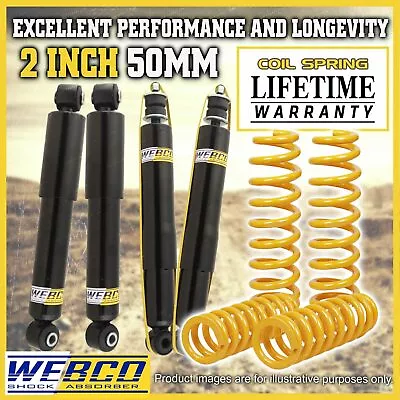 2 Inch Lift Kit Webco Shocks King Coil Springs For Landrover Discovery TG Series • $759