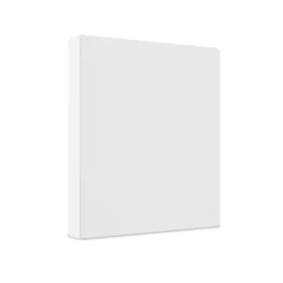 Staples Economy 1  3-Ring View Binders White 24/Carton 23735/21684VS • $44.46