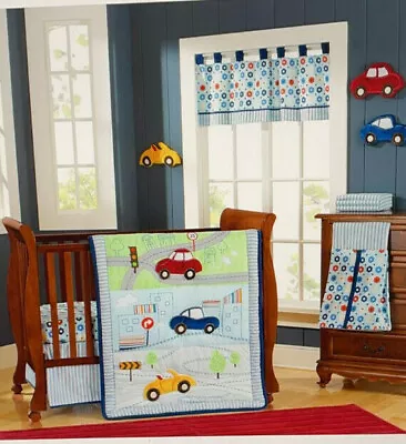 My Little Town 4-Piece Nursery Crib Bedding Set For Newborn Baby Infant • $79