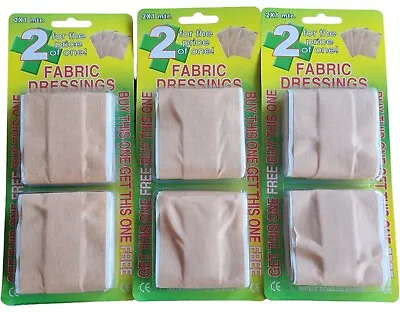 Premium Fabric Sticky Plaster Strip Roll  Cut Your Own Sizes First Aid Dressing  • £10.93