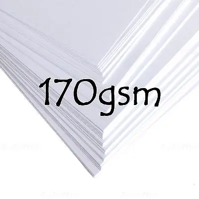 A3 A4 A5 A6 WHITE CRAFT CARD MAKING STOCK BLANK TAGS PAPER PRINTER 120 - 300 Gsm • £2.79
