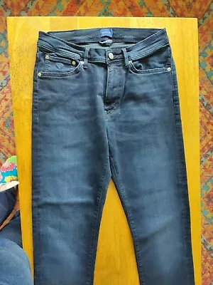 Men's Gant Jeans Maxen Extra Slim Blue Jeans W32 Leg 34 • £22.50