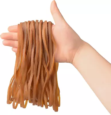100 Pack Large Rubber Bands Heavy Duty Trash Can Band Strong Elastic Bands For • $14.46