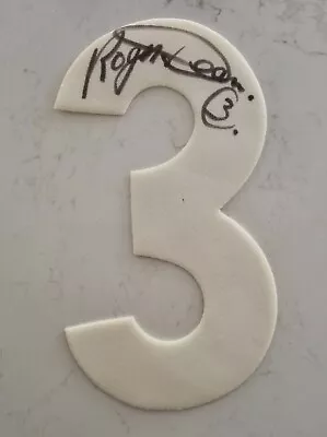 Rare Richmond Tigers Roger Dean Signed Number 3 Afl Football Sew On • $165