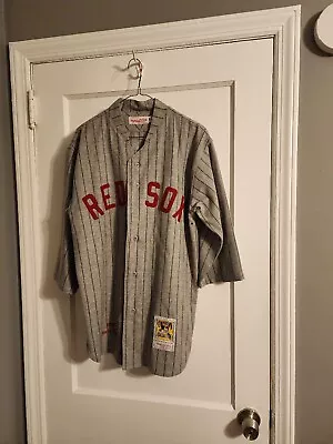 100% Authentic Mitchell & Ness BABE RUTH 1918 Boston Red Sox Jersey Sz 40 Medium • $385