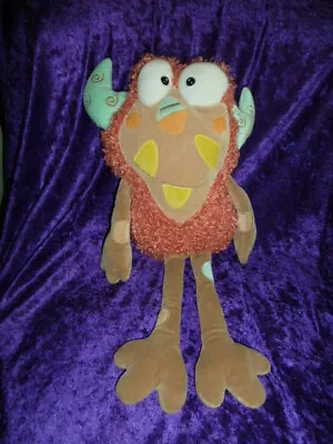 MANHATTAN TOY Eanie Meanie Orange Coral Cute Monster Plush Toy 2005 12  20  • $10.19