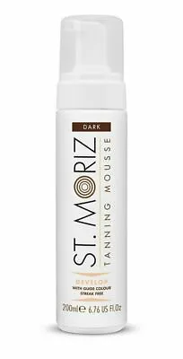 St Moriz Instant Self Tanning Mousse Dark 200ml - Fake Tan Glow Natural Looking • £7.49