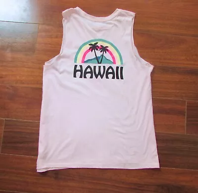 Victorias Secret PINK ~ Size XS ~ HAWAII Rainbow Sleeveless Muscle Tank T-Shirt • $19.99