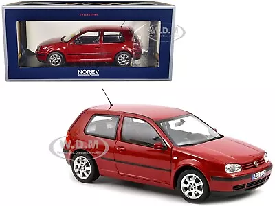 2002 Volkswagen Golf Red 1/18 Diecast Model Car By Norev 188573 • $99.99