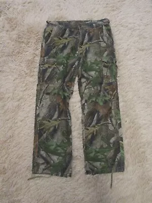 Ranger Men Camouflage Pants Sz M Cargo Hunting Pants Camo Flap Pocket 33*30 • $23.52